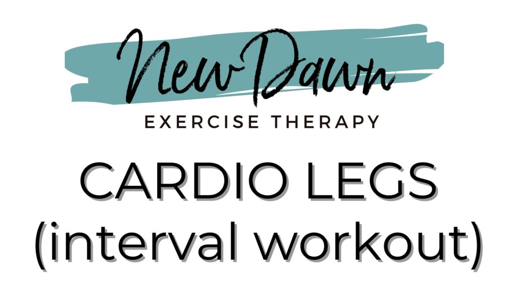 cardio leg workout